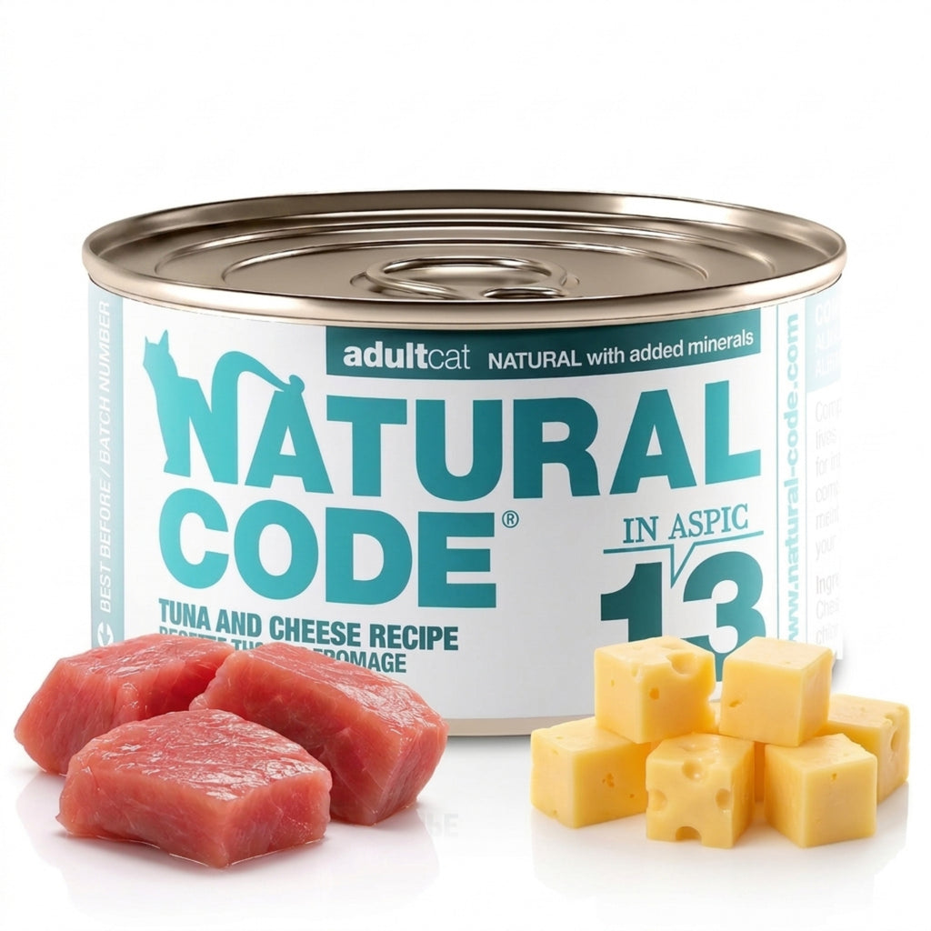 Tuna and Cheese in Jelly for Adult Cats High Protein Wet Cat Food