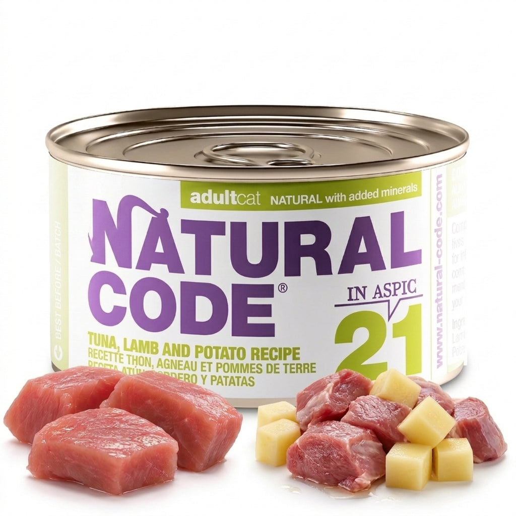 Tuna, Lamb & Potato in Jelly for Adult Cats High Protein Wet Cat Food