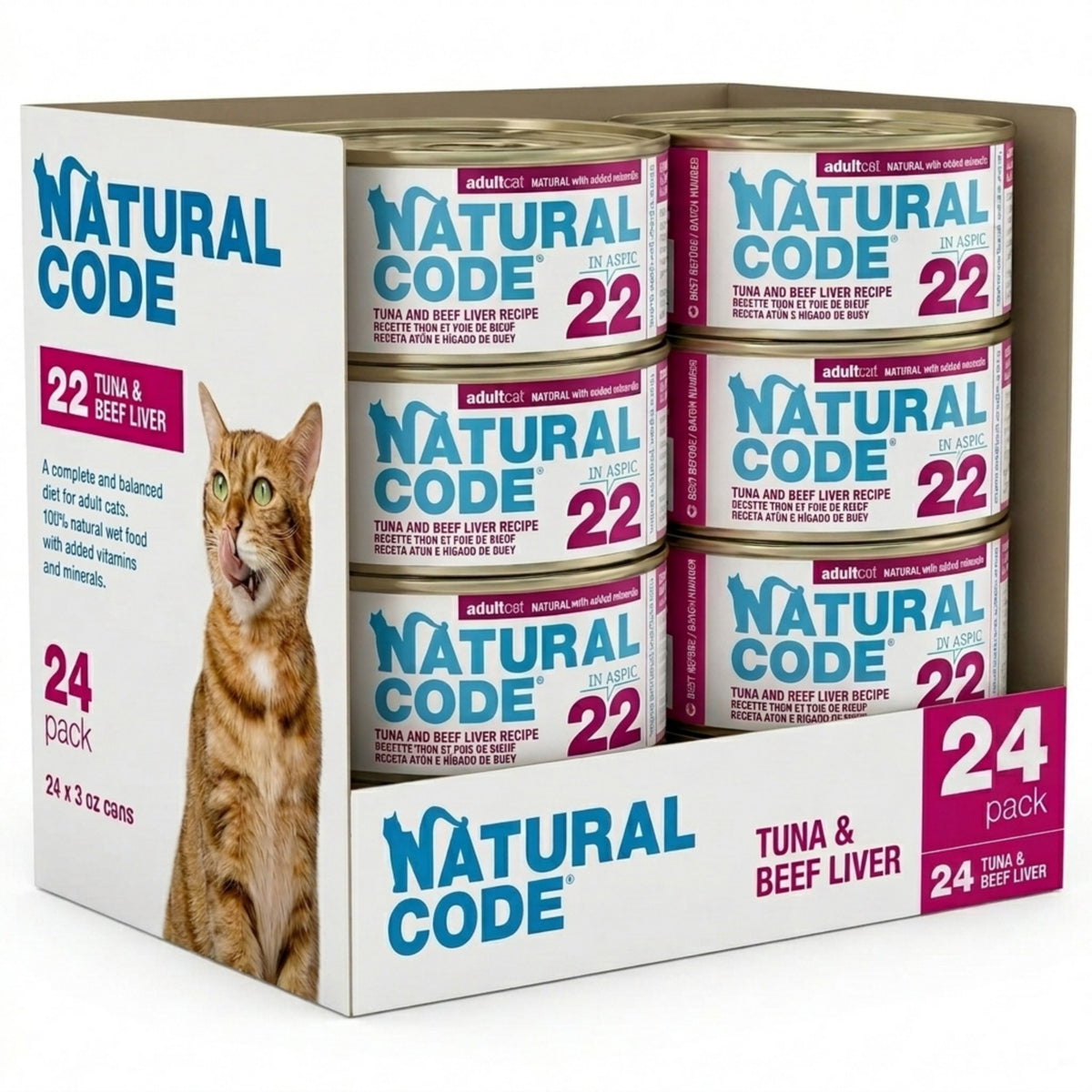 Tuna and Beef Liver in Jelly for Adult Cats High Protein Wet Cat Food