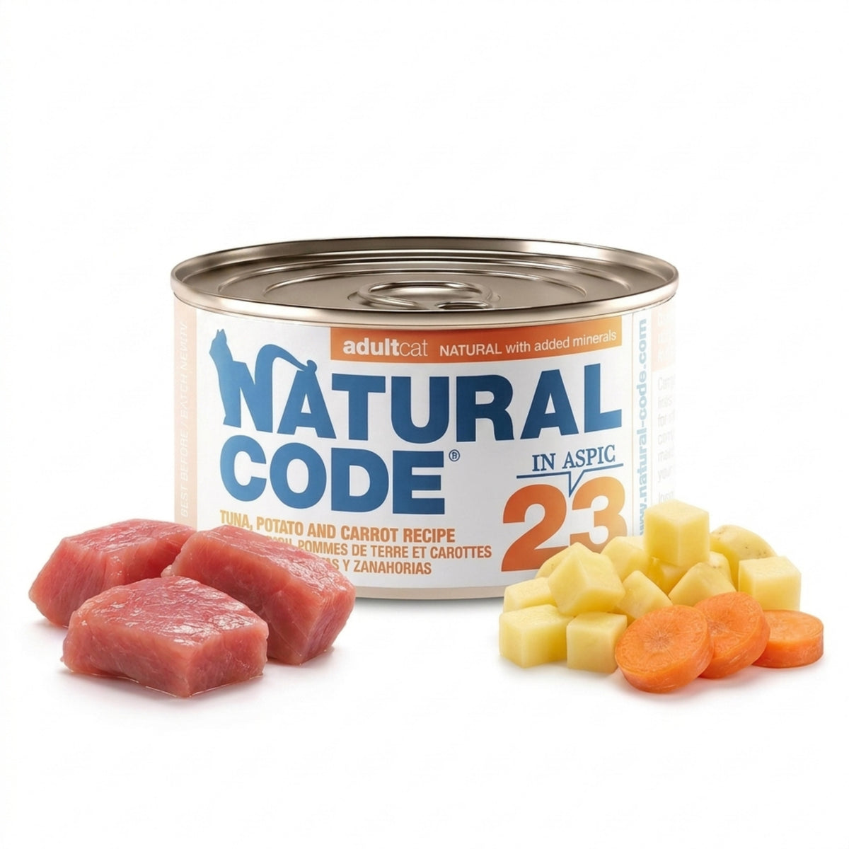 Tuna, Potato & Carrot in Jelly for Adult Cats High Protein Wet Cat Food