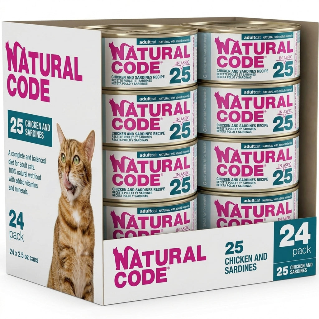 Chicken & Sardines in Jelly for Adult Cats High Protein Wet Cat Food