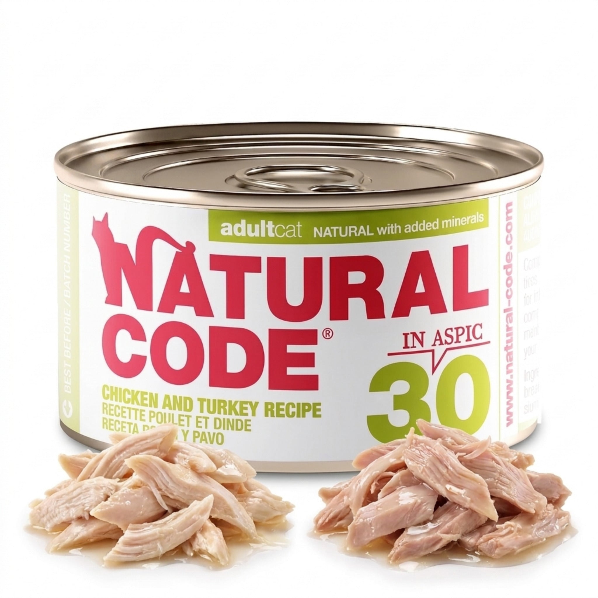 Chicken & Turkey in Jelly for Adult Cats High Protein Wet Cat Food