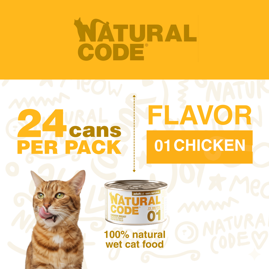 Chicken in Broth for Adult Cats High Protein Wet Cat Food