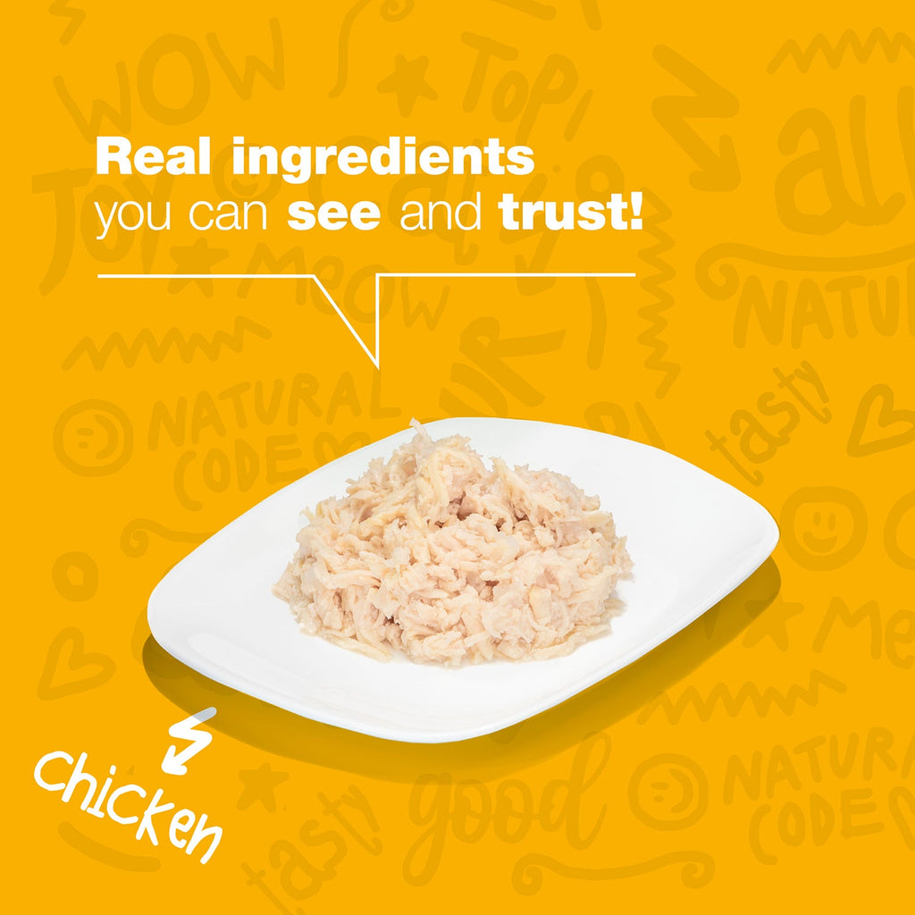 Chicken in Broth for Adult Cats High Protein Wet Cat Food