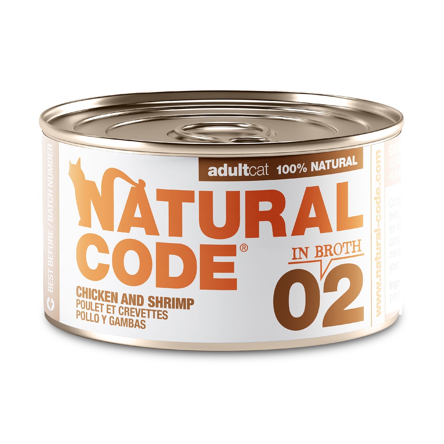 Chicken & Shrimp in Broth for Adult Cats High Protein Wet Cat Food