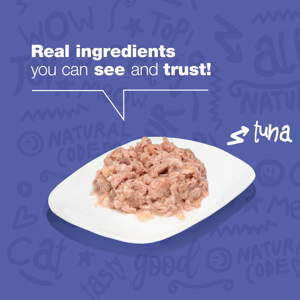 Tuna in Broth for Adult Cats High Protein Wet Cat Food