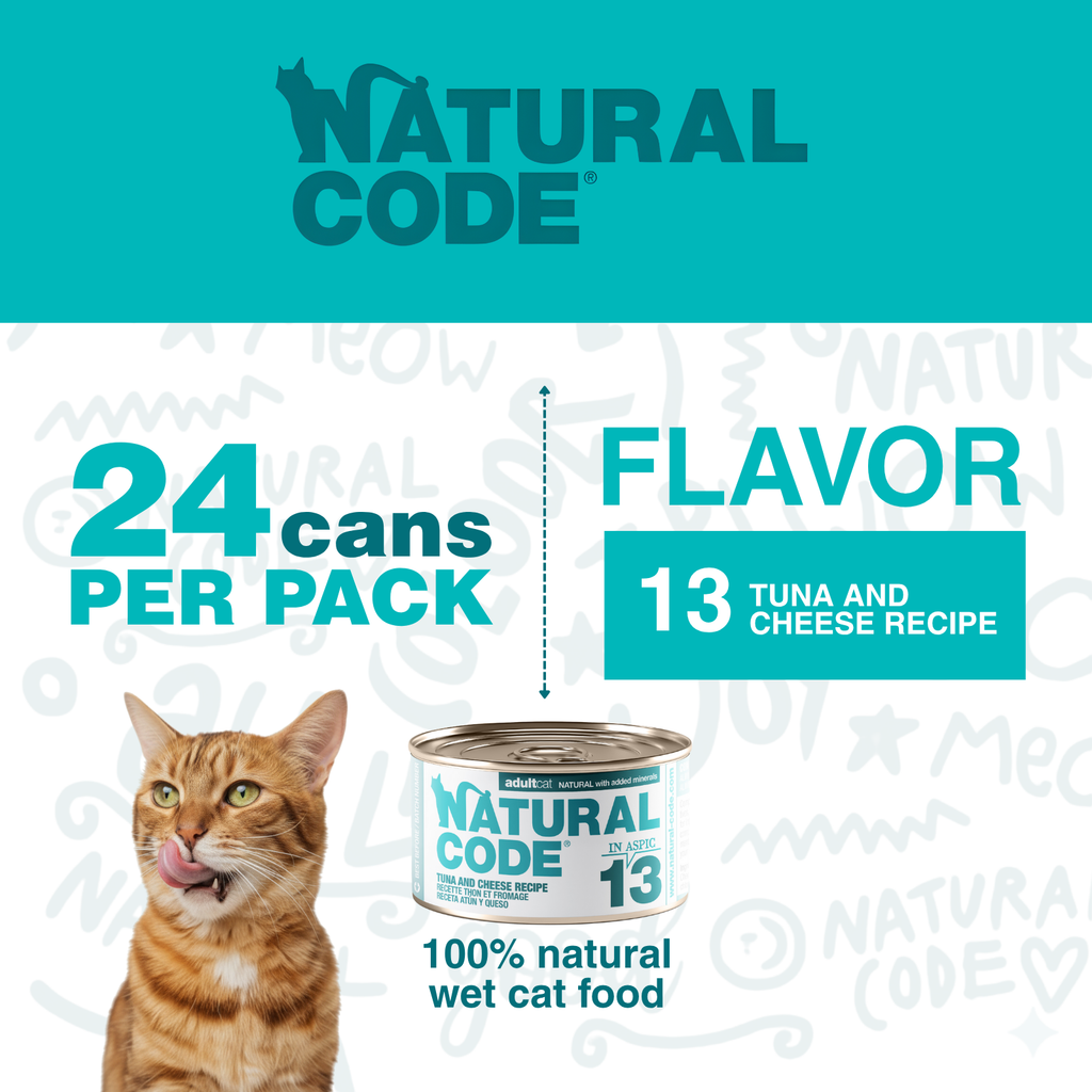 Tuna and Cheese in Jelly for Adult Cats High Protein Wet Cat Food