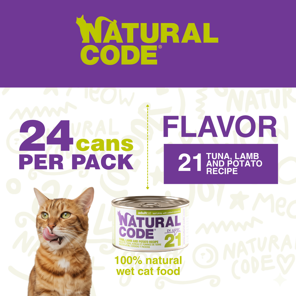 Tuna, Lamb & Potato in Jelly for Adult Cats High Protein Wet Cat Food