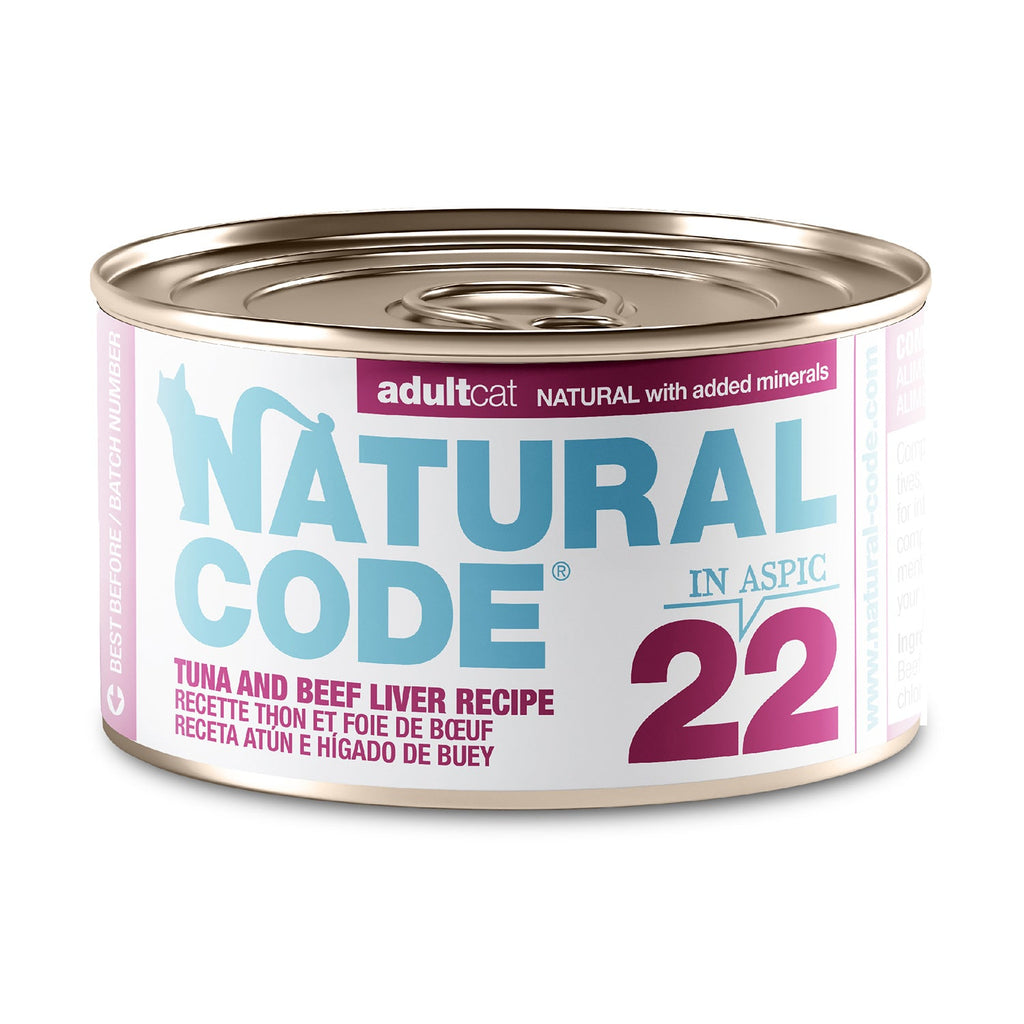 Tuna and Beef Liver in Jelly for Adult Cats High Protein Wet Cat Food