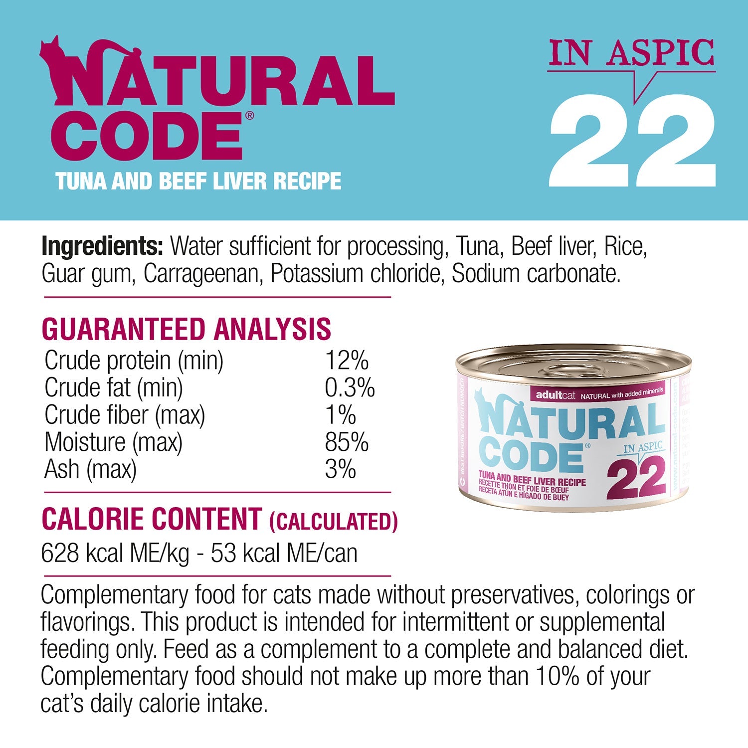 Tuna and Beef Liver in Jelly for Adult Cats High Protein Wet Cat Food