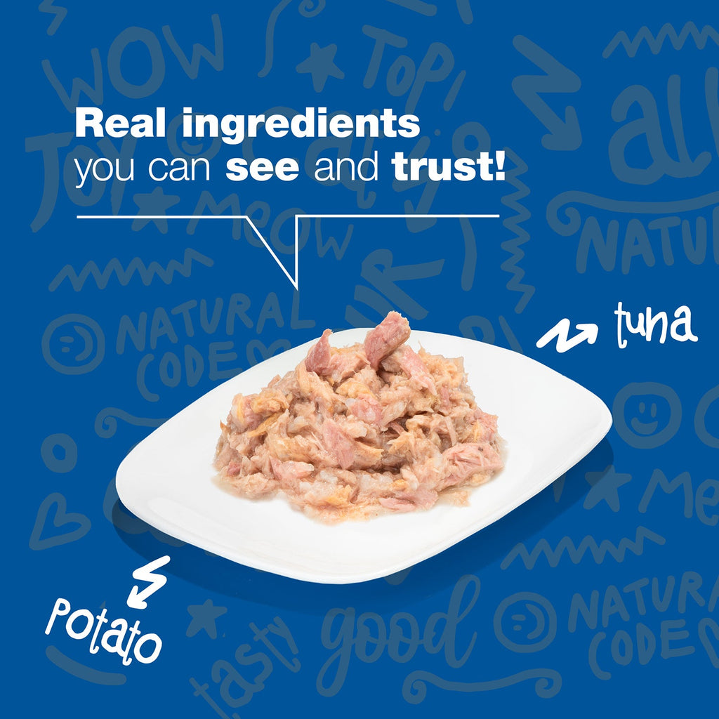 Tuna, Potato & Carrot in Jelly for Adult Cats High Protein Wet Cat Food