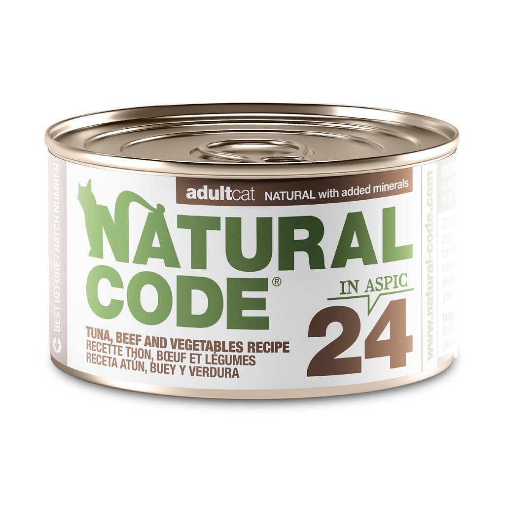 Tuna, Beef & Vegetables in Jelly for Adult Cats High Protein Wet Cat Food