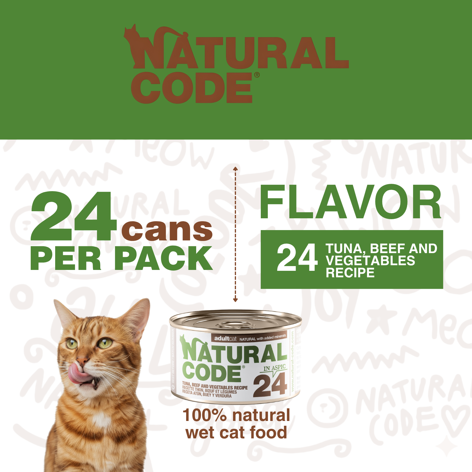 Tuna, Beef & Vegetables in Jelly for Adult Cats High Protein Wet Cat Food