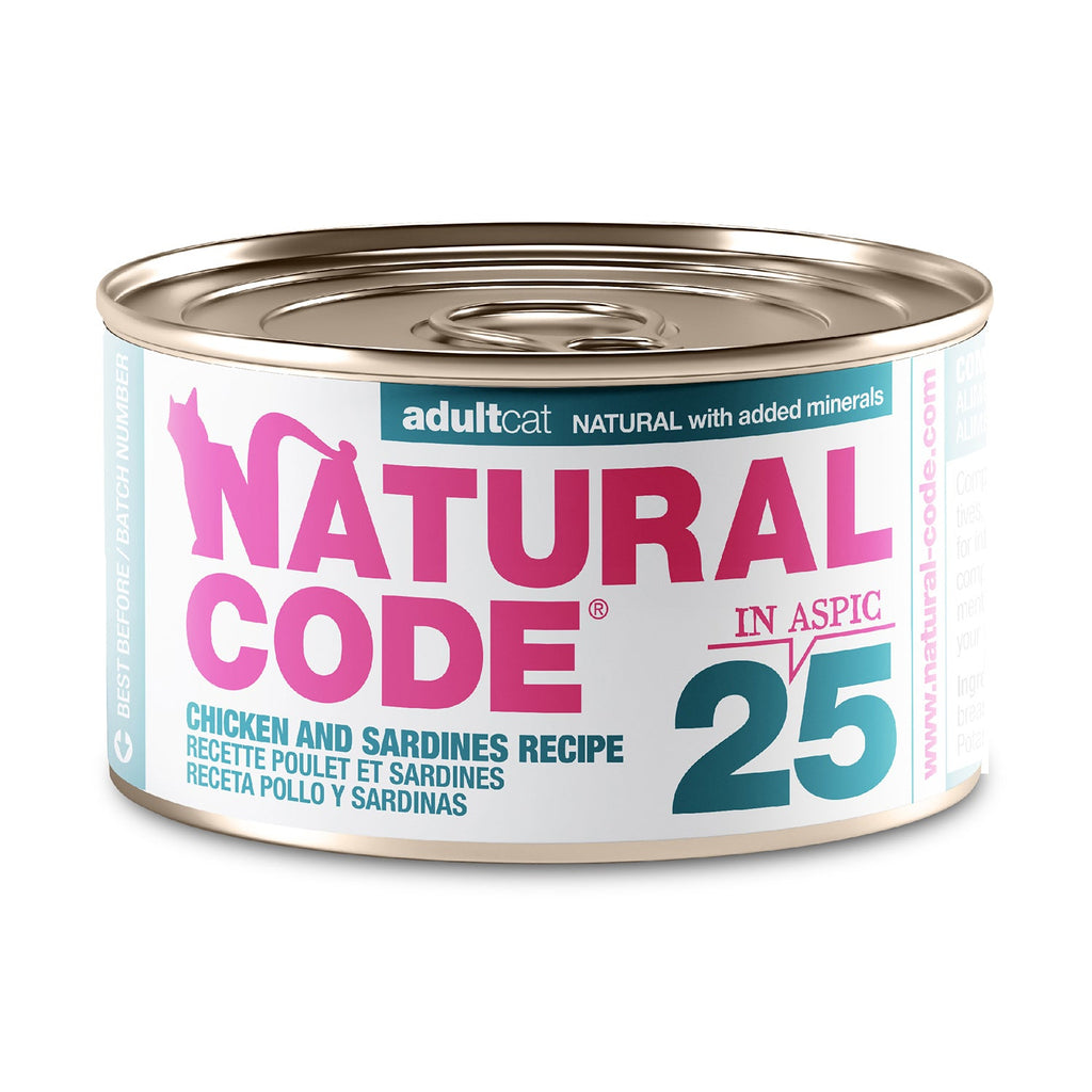 Chicken & Sardines in Jelly for Adult Cats High Protein Wet Cat Food