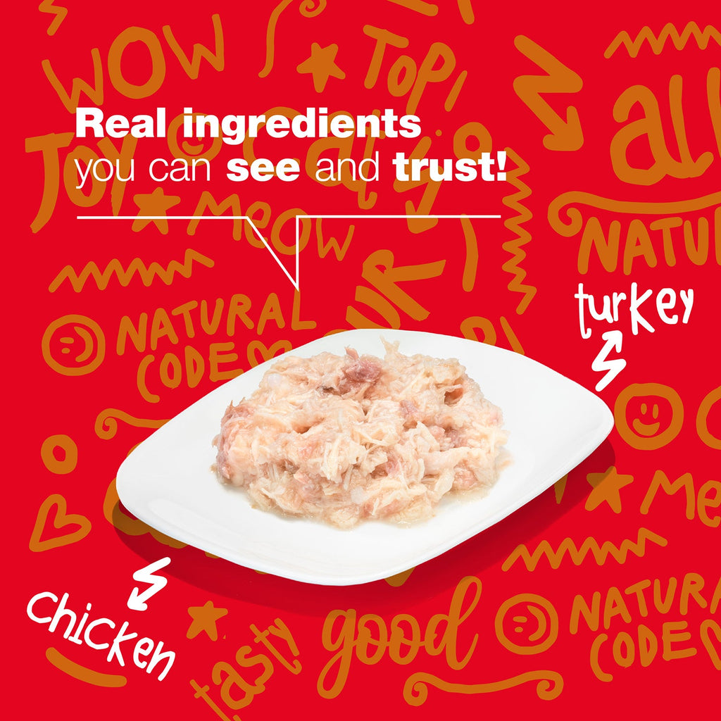 Chicken & Turkey in Jelly for Adult Cats High Protein Wet Cat Food