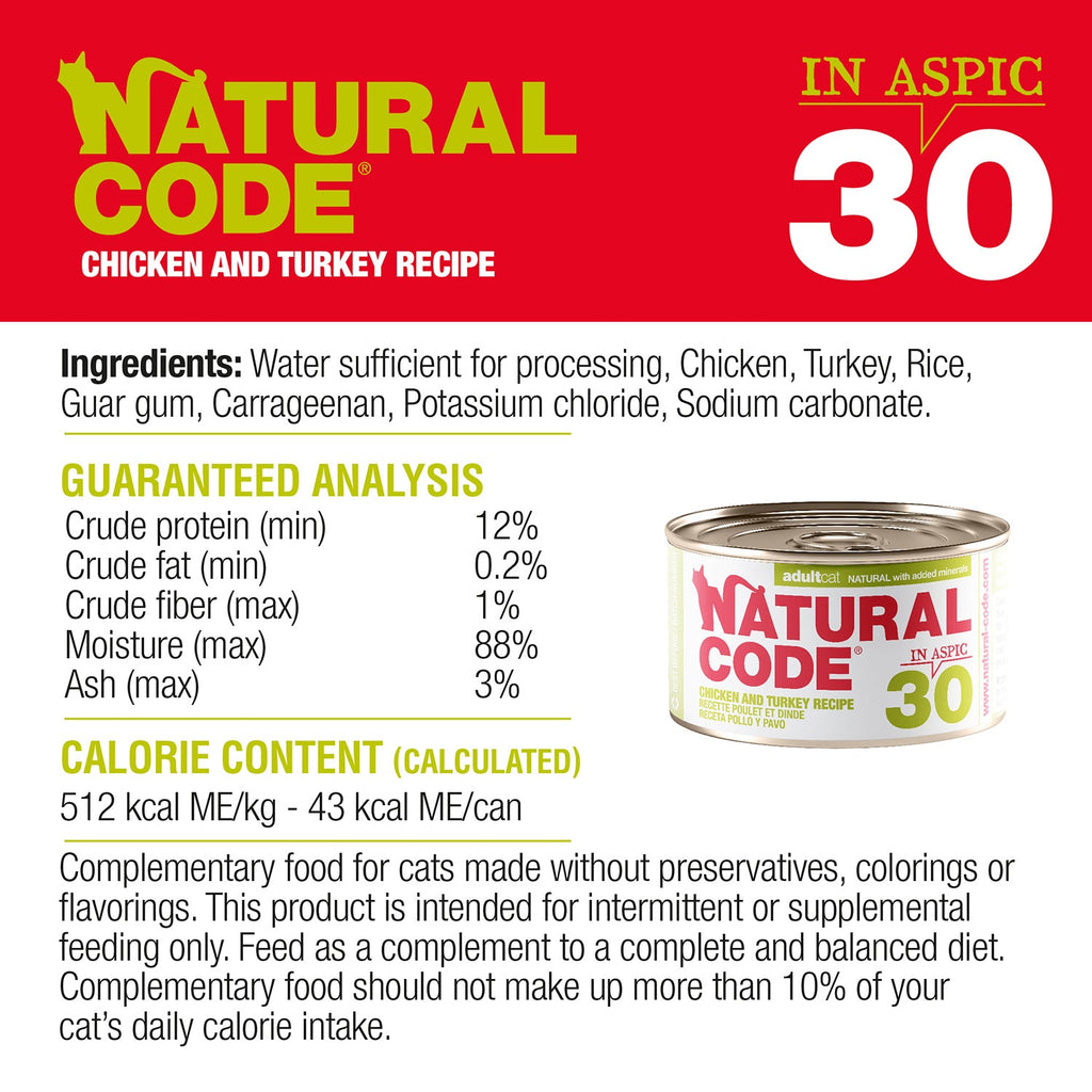 Chicken & Turkey in Jelly for Adult Cats High Protein Wet Cat Food